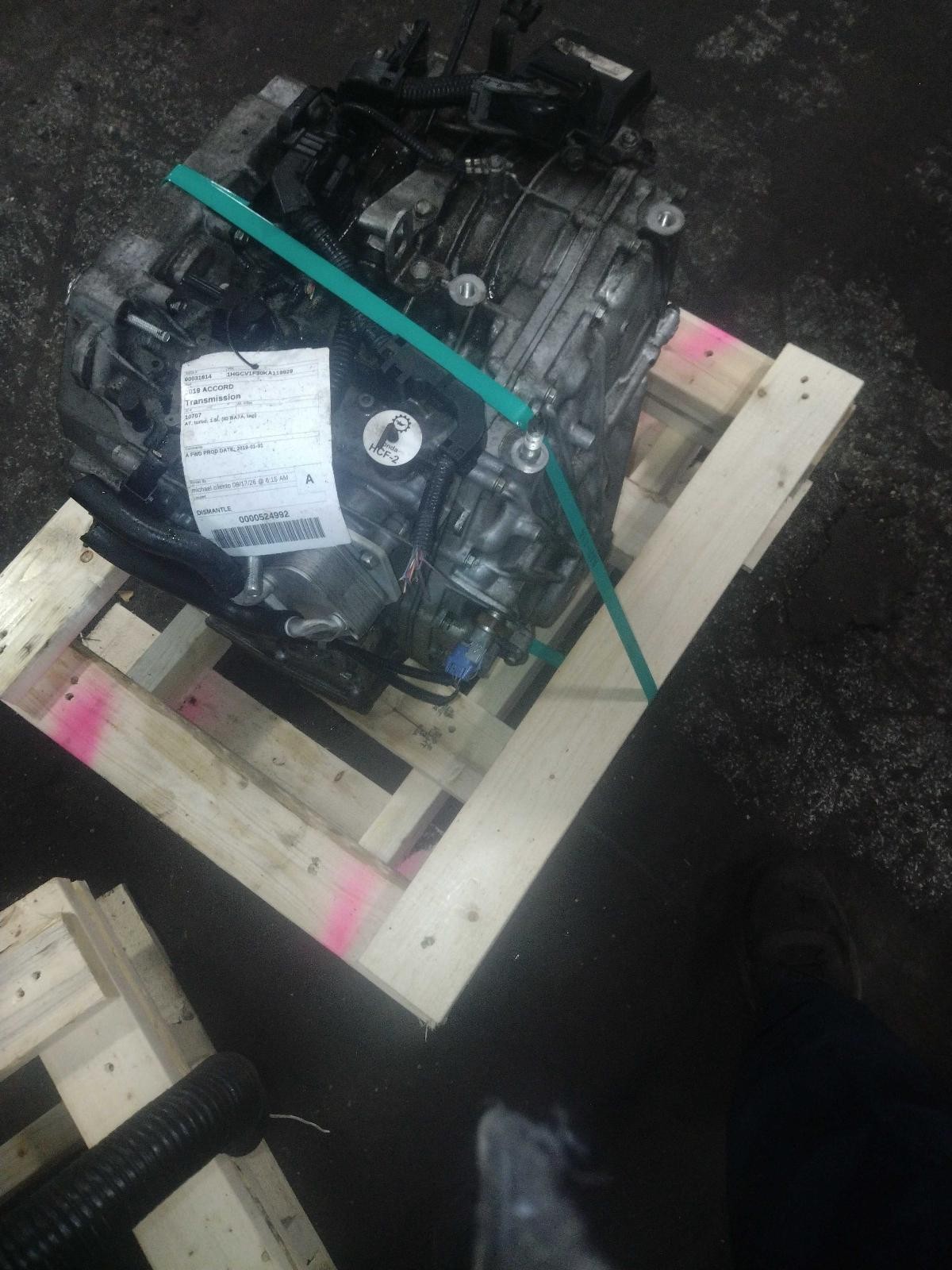 2019 Honda Accord Automatic Transmission Assembly FWD 97K Miles OEM Red