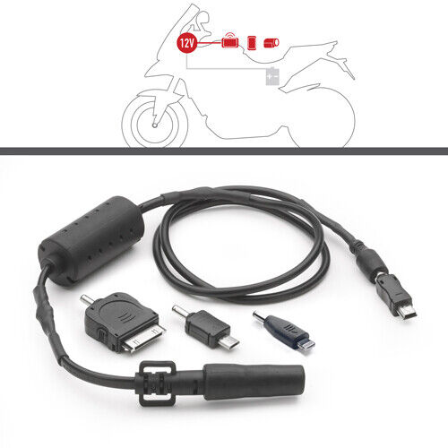 Set Power Connection GIVI X Alim. Dispos. Fixed S/Handlebar S112-1