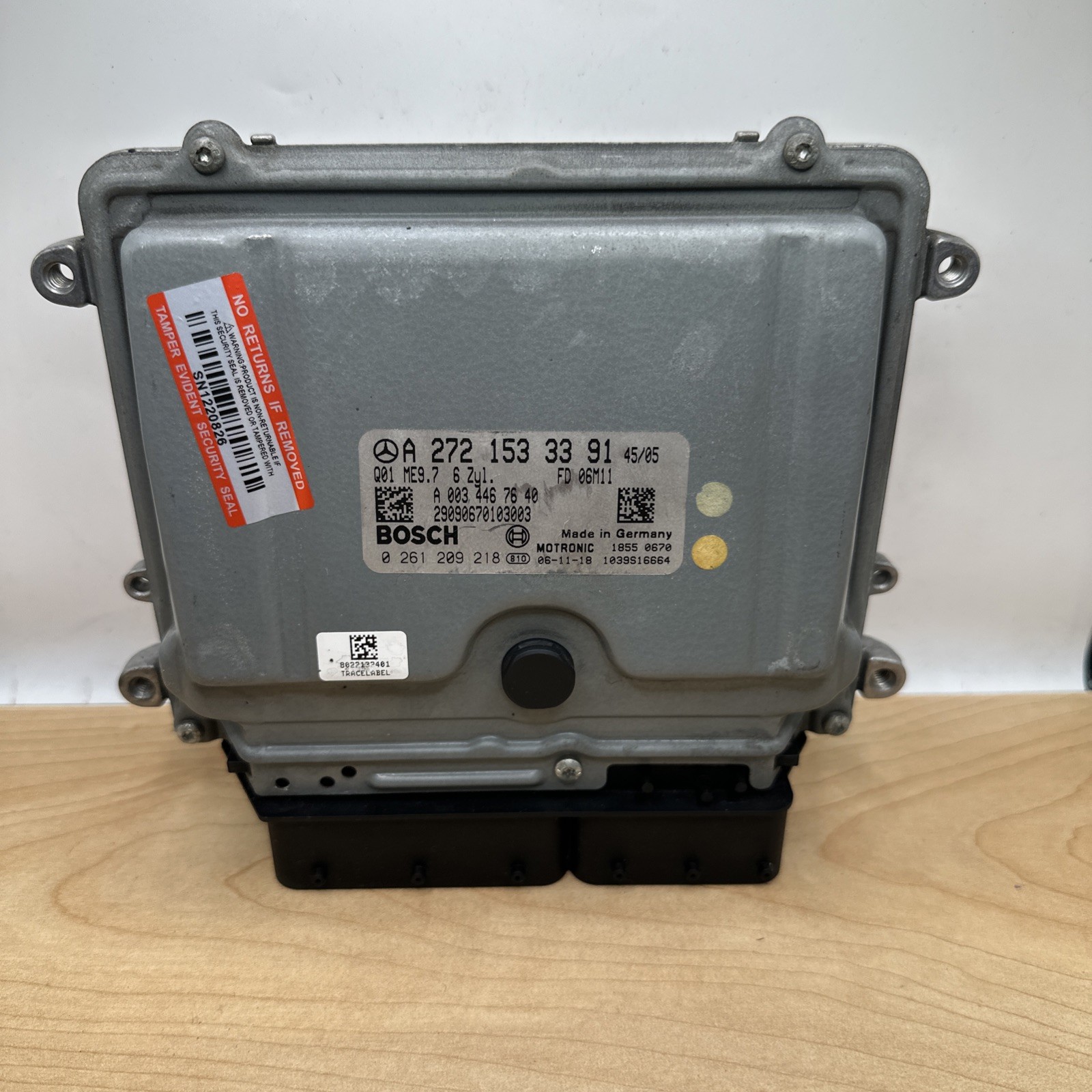 06-08 Mercedes-Benz C280 E350 SLK300 CLK350 ECU Engine Control Module 2721533391