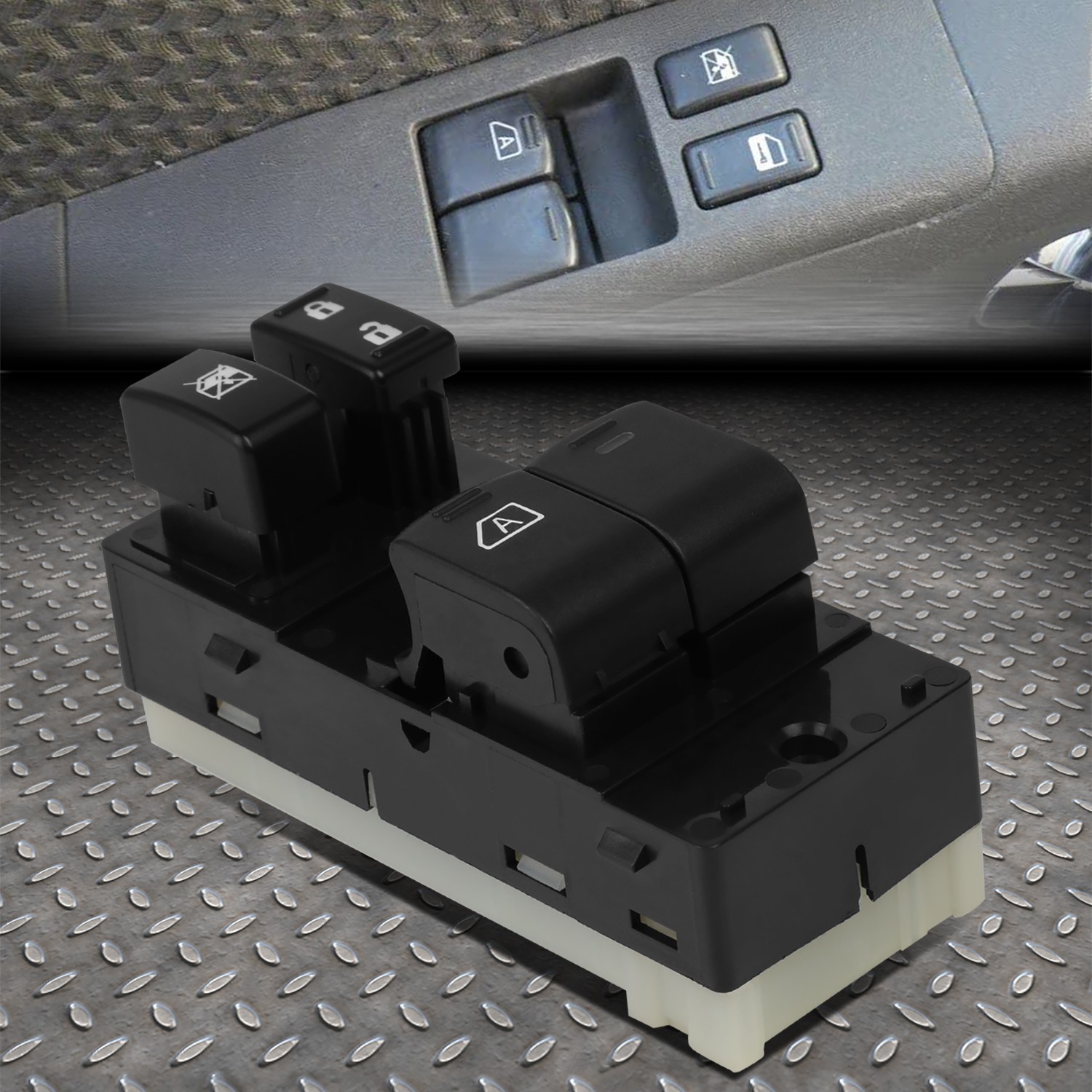 FOR 06-20 NISSAN FRONTIER EXT CAB DRIVER SIDE MASTER POWER WINDOW CONTROL SWITCH