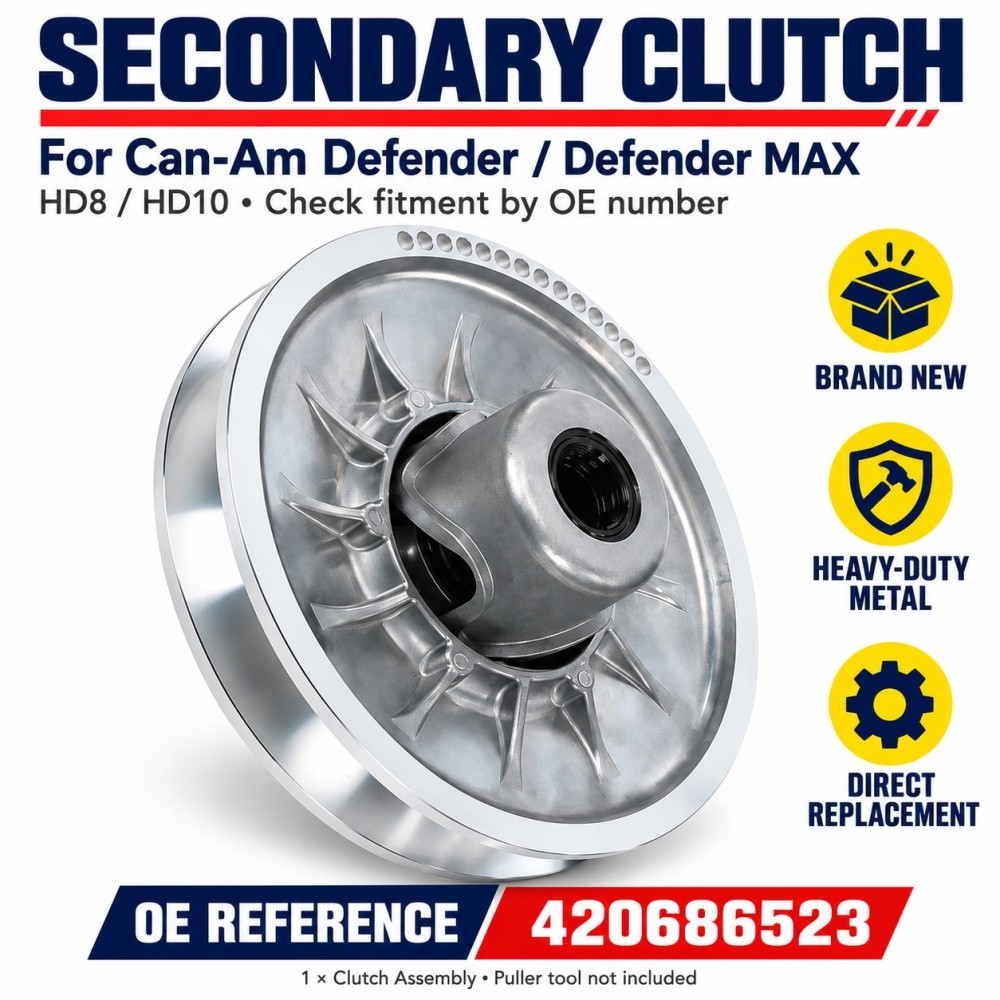 For Can-Am Defender HD8 HD10 Max 2016-2019 420686523 Secondary Clutch Assembly