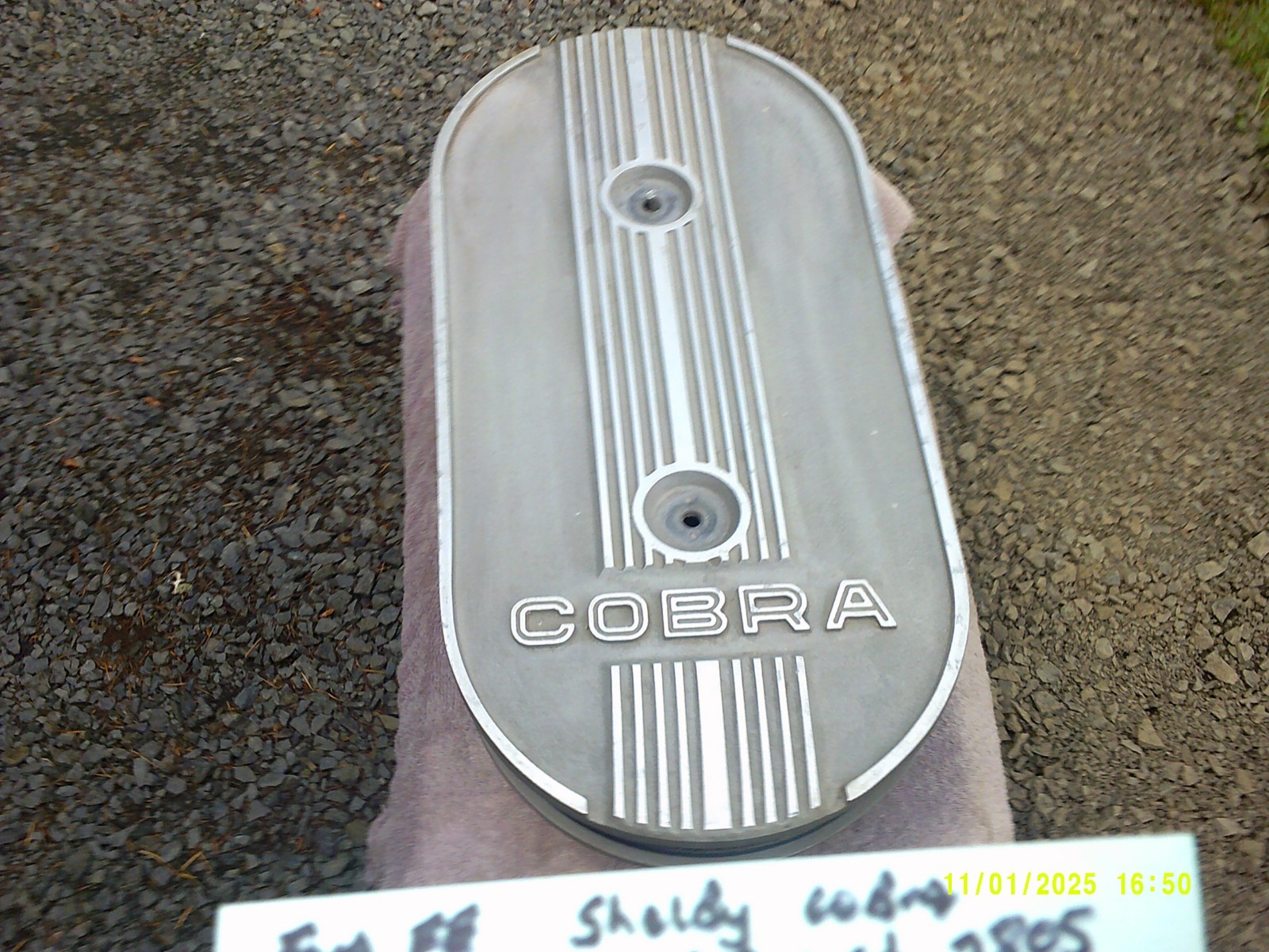 Shelby 428 C3AF 9510 2814 BK and C3AF 9510 2805 BJ carbs with Cobra duel 4s