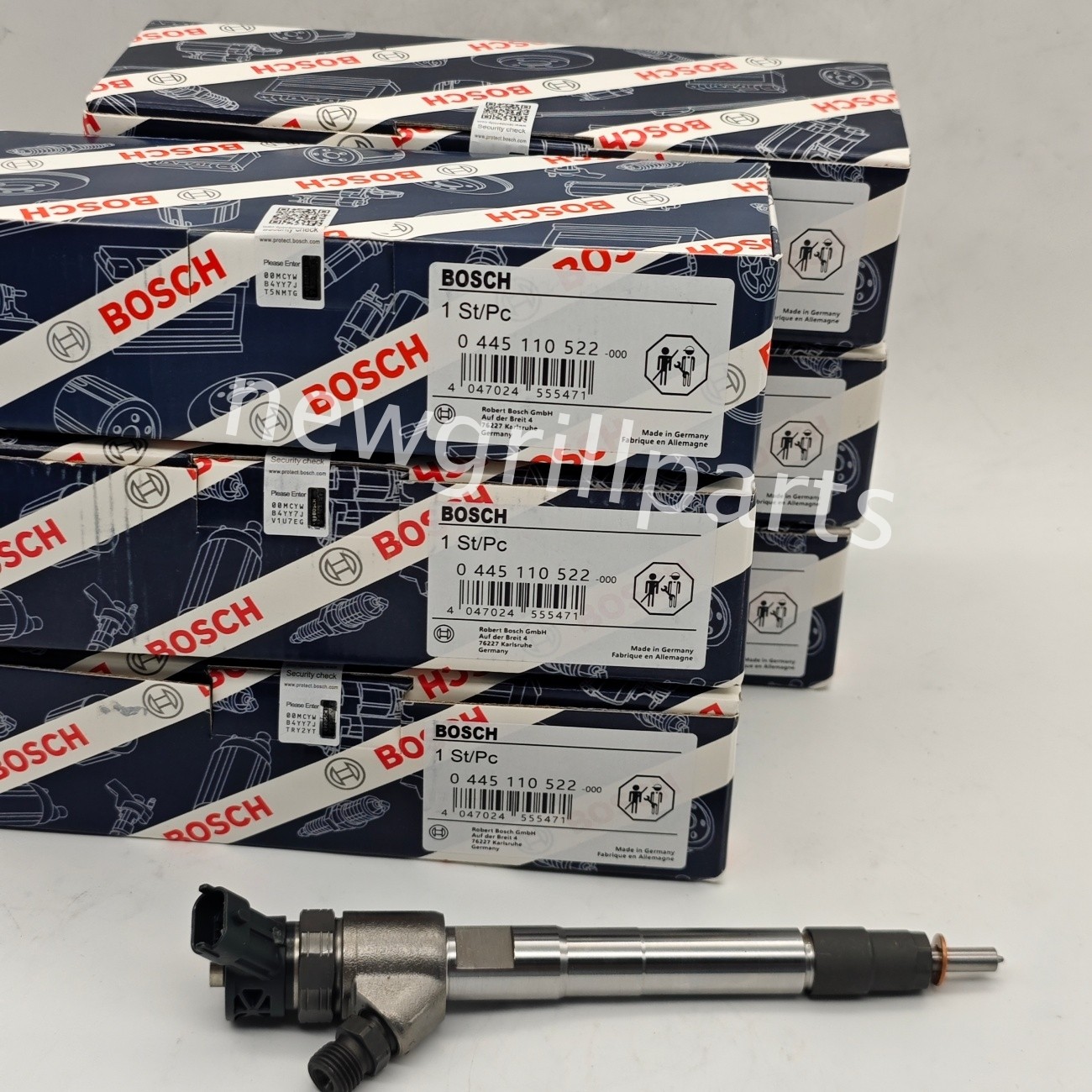6PCS DIESEL FUEL INJECTOR For 2014-2019 JEEP DODGE RAM ECODIESEL 3.0L 0445110522