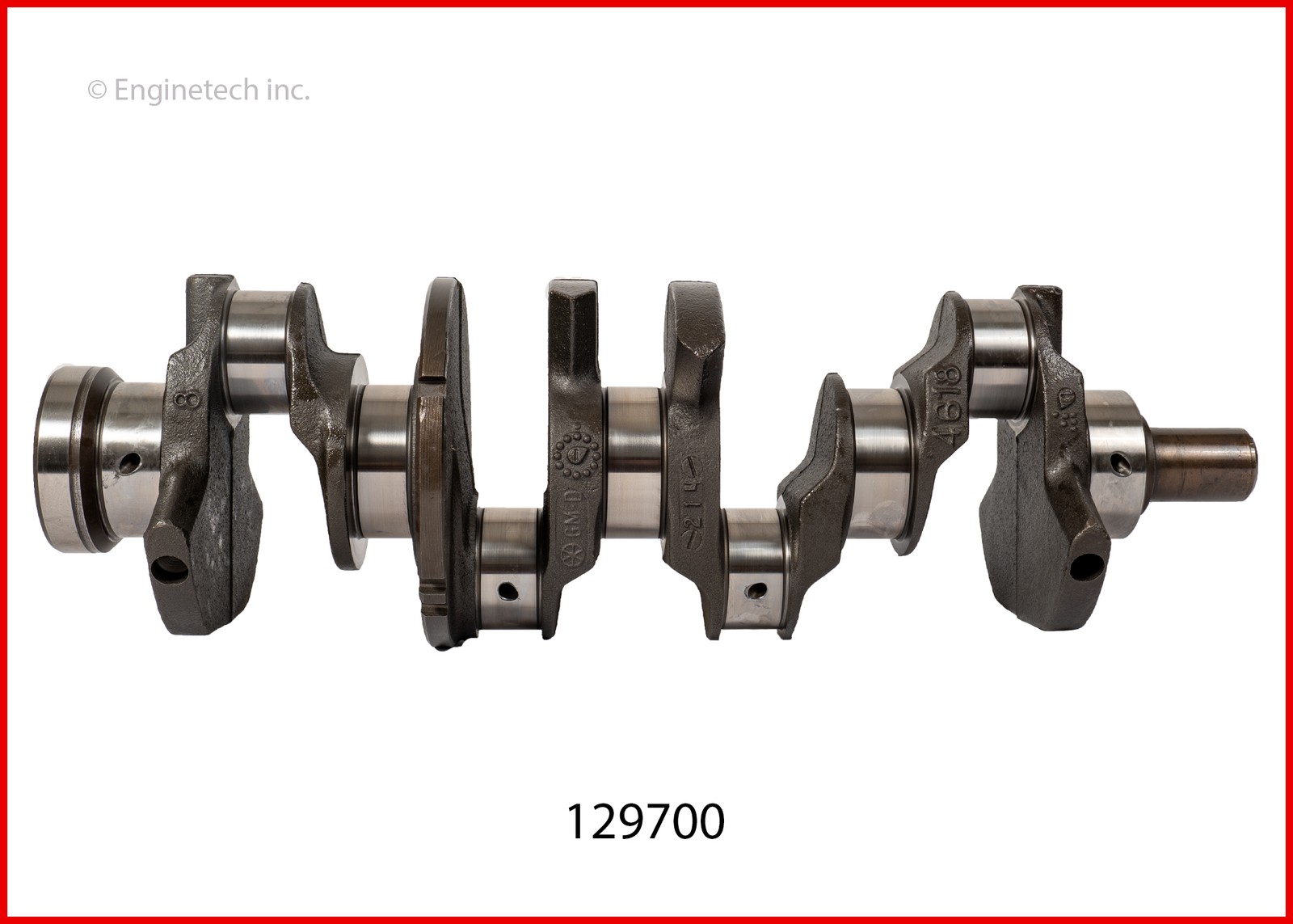 Enginetech Remanufactured Engine Crankshafts Kit with Main and Rod bearings