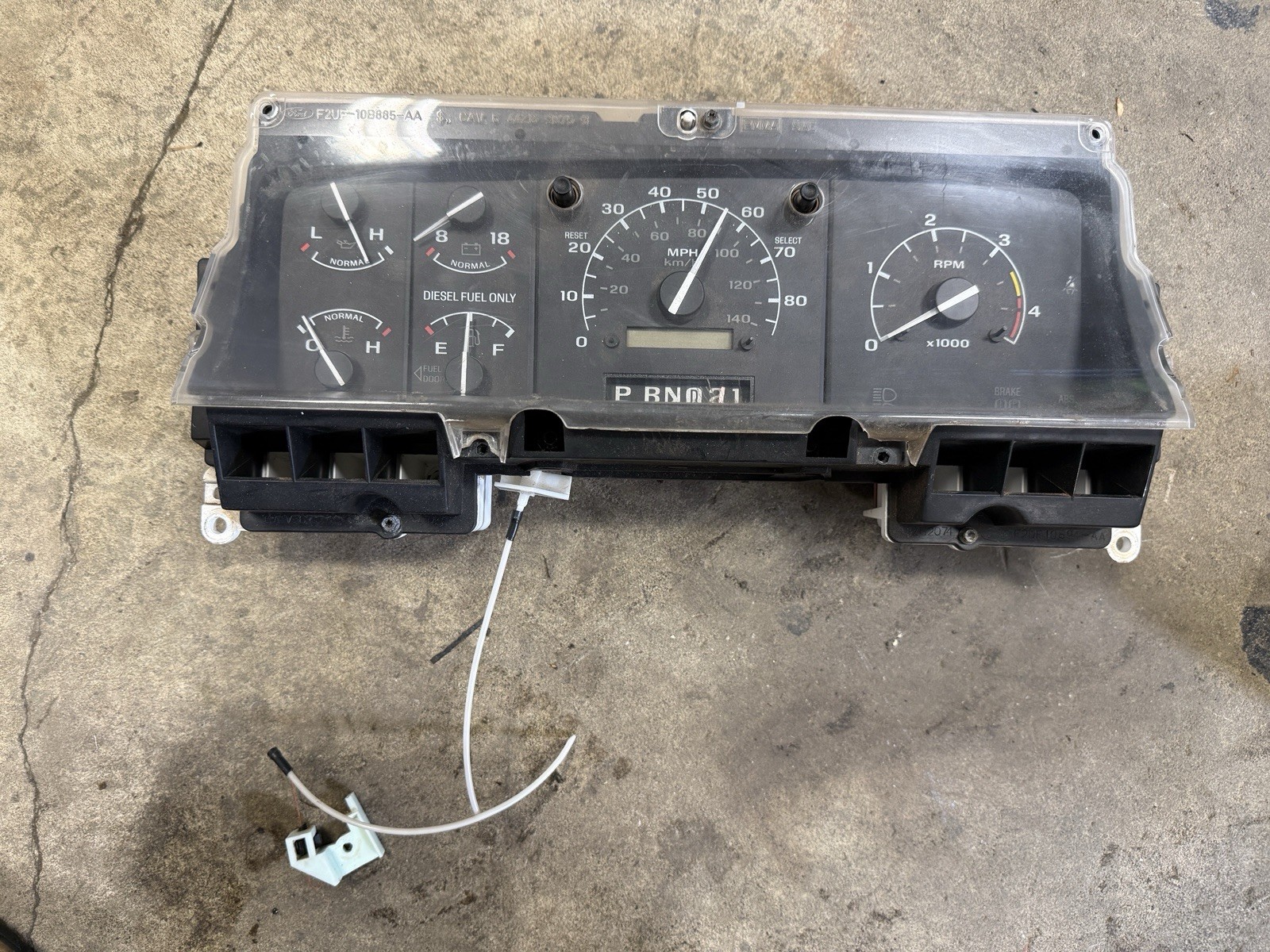 92-94 Ford 7.3 Diesel Working Cluster 