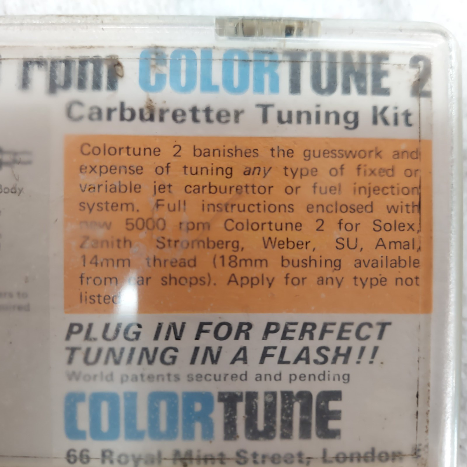 Gunson  5000 rpm Colortune2 14mm Spark Plug Mixture Analyzer Used