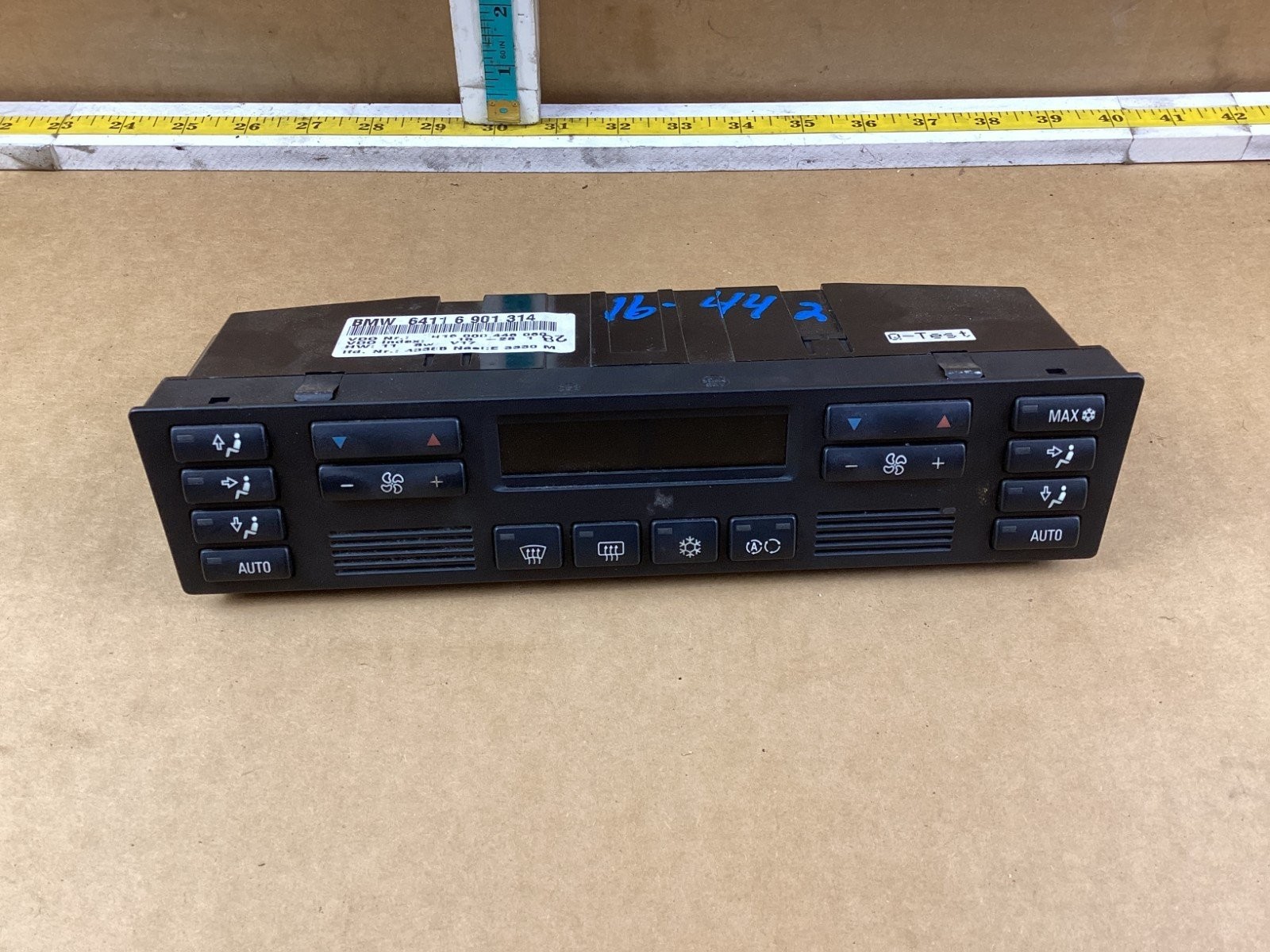 2000-2002 Bentley Arnage Climate Control Switch Panel PA55635PA OEM