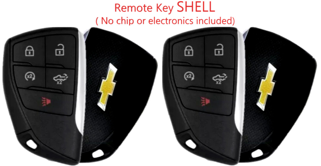 X2  NEW REMOTE SMART KEY SHELL FOR CHEVROLET SILVERADO 2021 - 2024  YG0G21TB2
