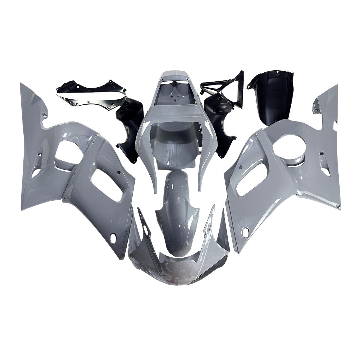 Cement Gray Fairing Kit for 1998-2002 Yamaha YZF R6 Fairings Injection Bodywork