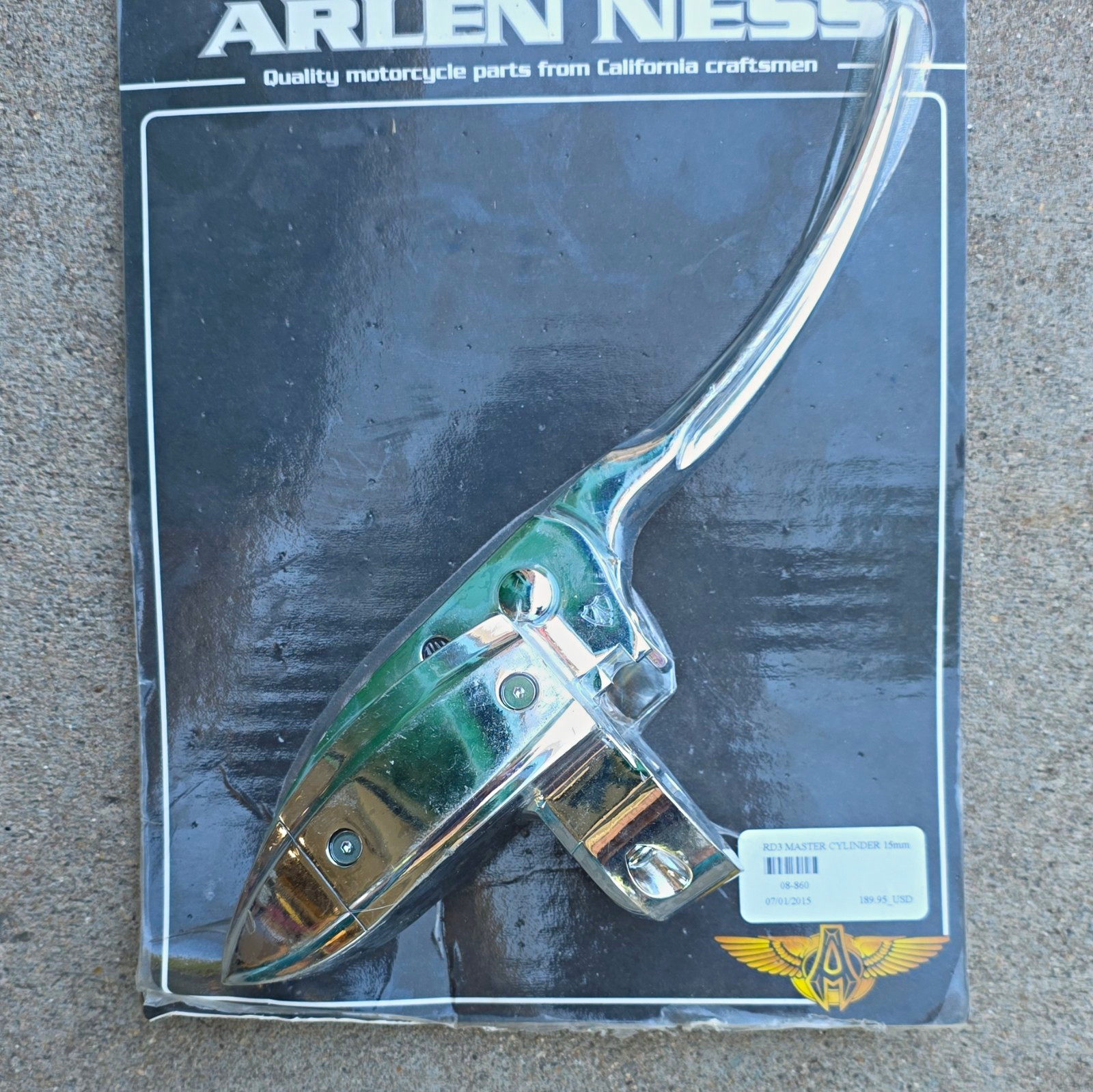 Arlen Ness 08-860 15mm Brake Master Cylinder 08-14 Harley FLT NOS Discontinued