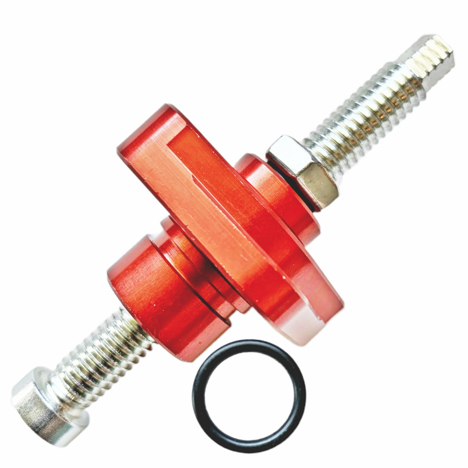 NEW RED MANUAL CAM CHAIN TENSIONER 2009-2012 TRIUMPH DAYTONA 675 STREET TRIPLE