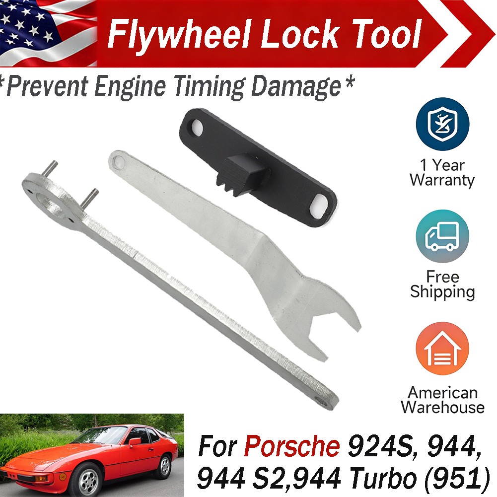 Flywheel Lock Tool for Porsche 944 924S 944 Turbo S2 951 Engine Timing Alignment