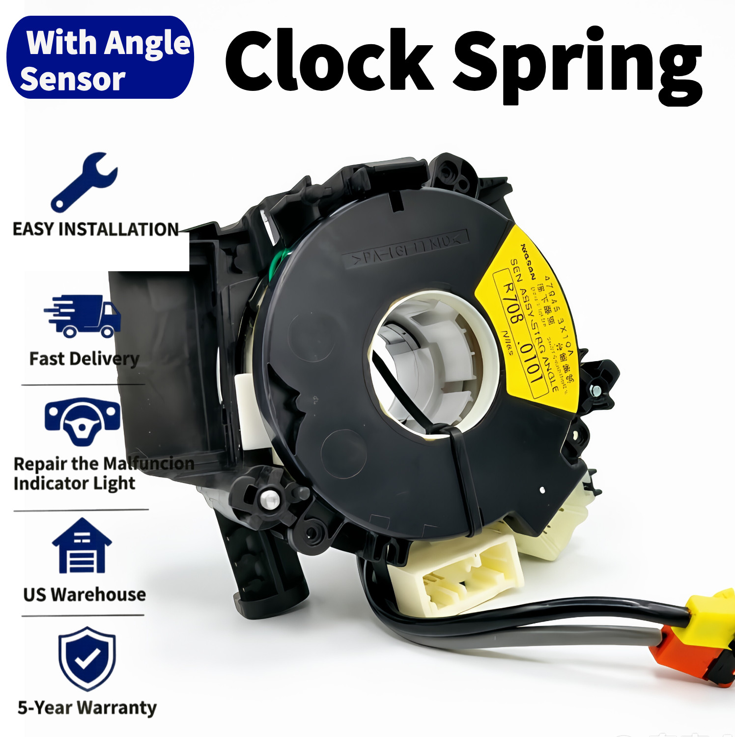 NEW 47945-3X10A Steering Angle Sensor For 05-13 Nissan Frontier Pathfinder Xterr