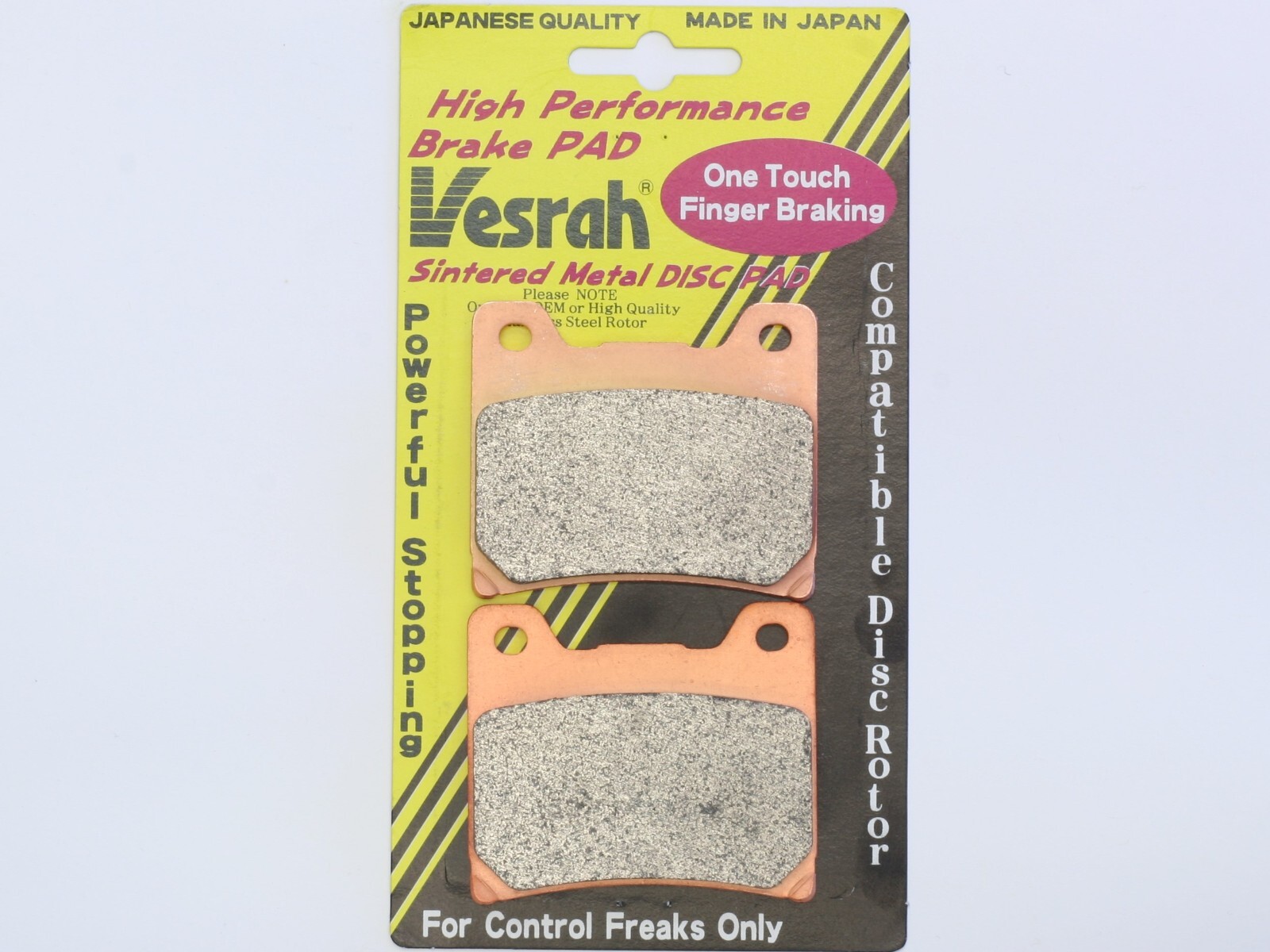 Vesrah Rear Brake Pads Fits 1999-2009 Yamaha V-Star XVS1100 YZF600R VD-236JL