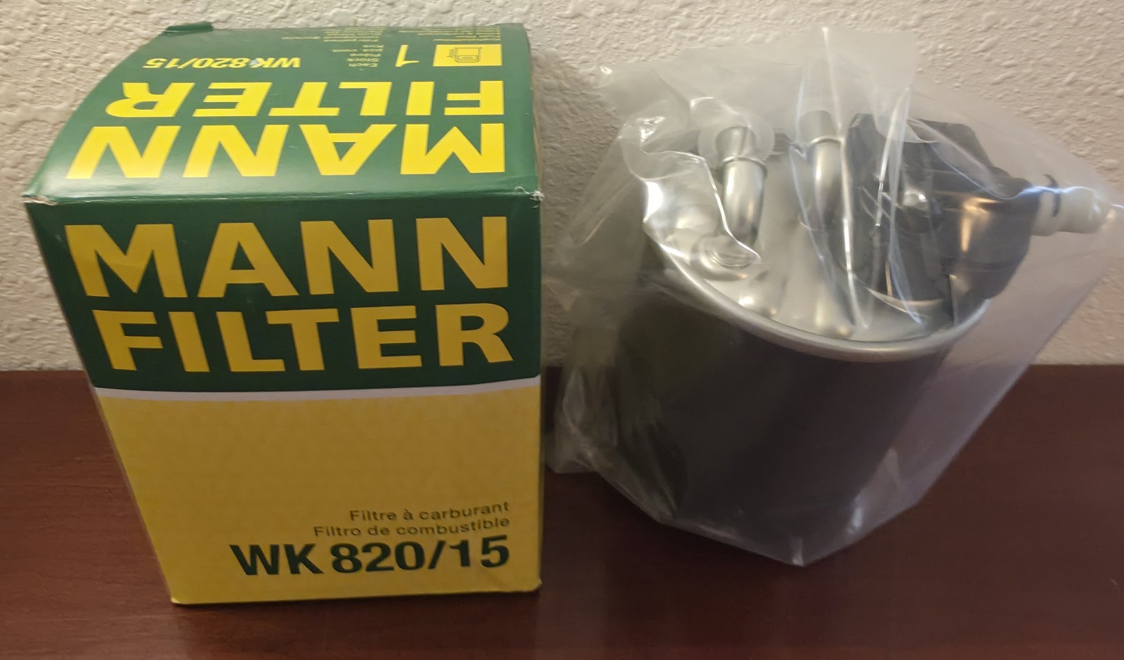 OEM MANN FILTER WK 820 15 Fuel Filter Freightliner Mercedes Benz Sprinter Diesel OEM MANN FILTER WK 820 15 Fuel Filter Freightliner Mercedes Benz Sprinter Diesel