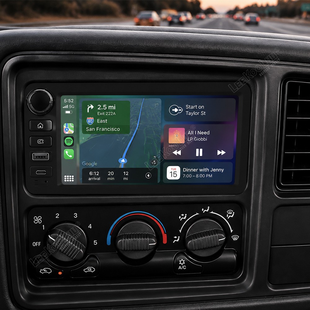 For GMC Sierra 1500-3500 1999-2003 Carplay Car Stereo Radio GPS Android 4G+64GB