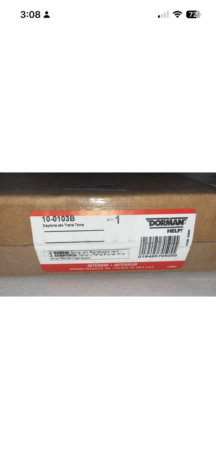 Dorman 10-0103B Instrument Cluster Upgrade Kit Compatible with Chevrolet/GMC