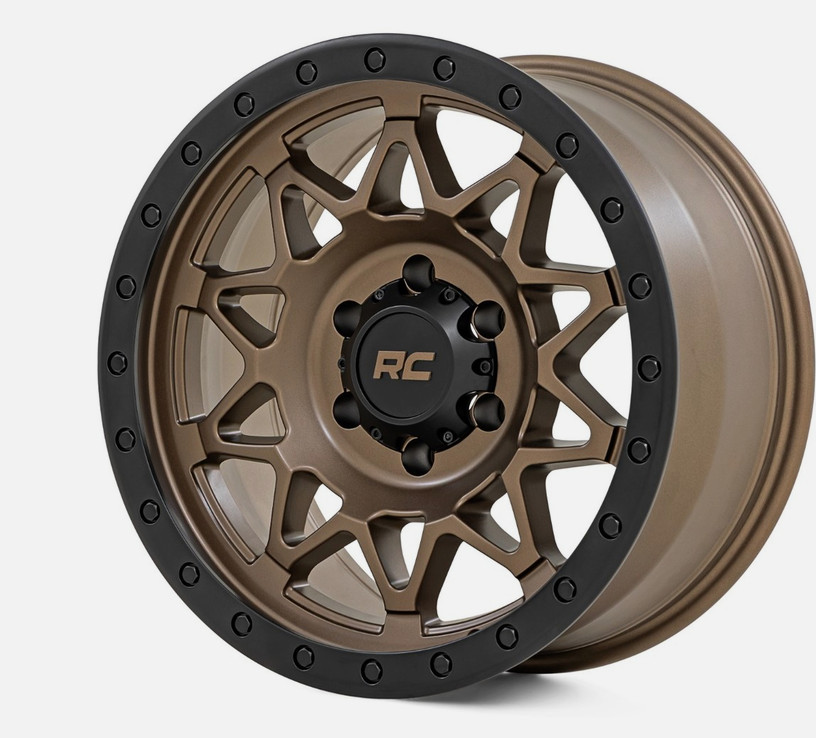 S&D  Rough Country 78 Series Wheel 18x9 (6x135) Satin Bronze/Black   SET OF 5
