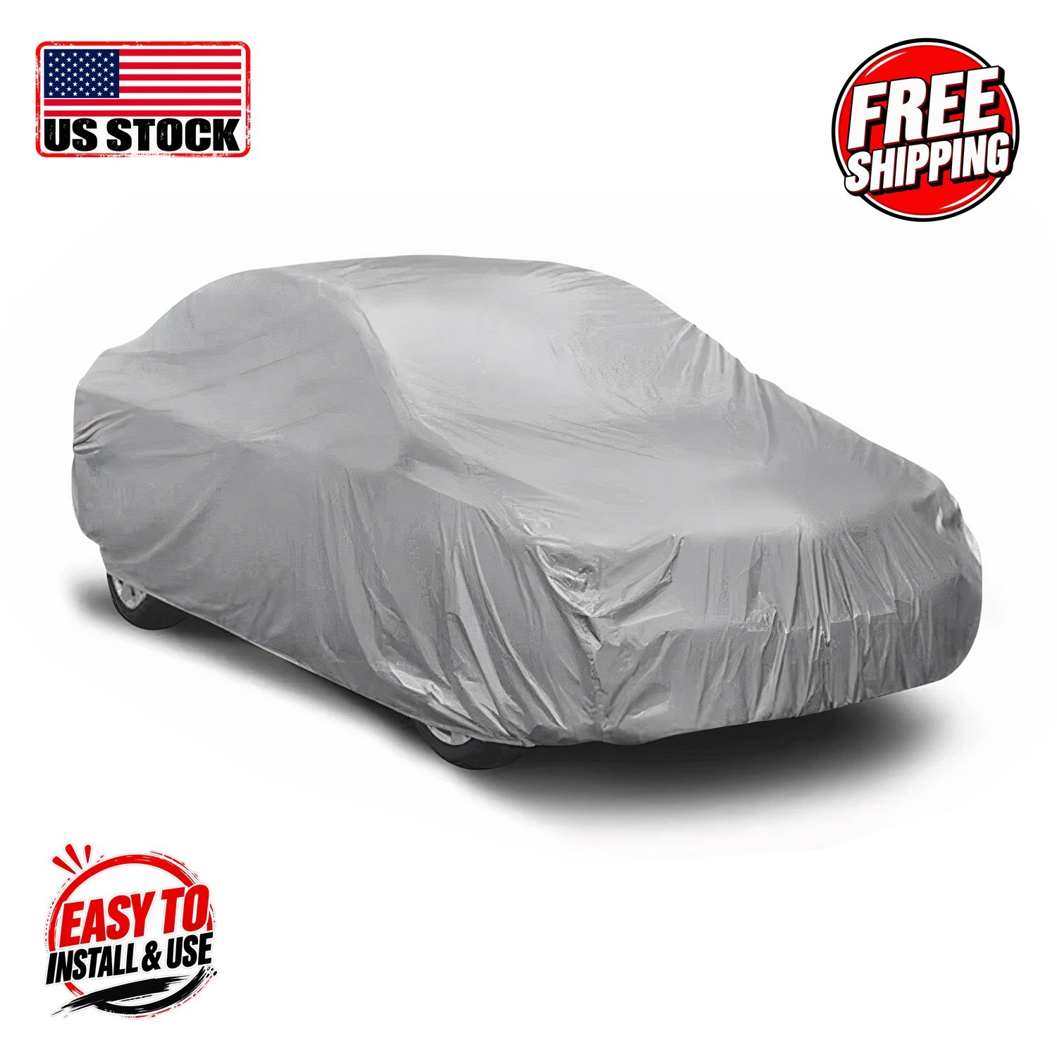 UNIVERSAL Car Cover Grey (480x190x155)