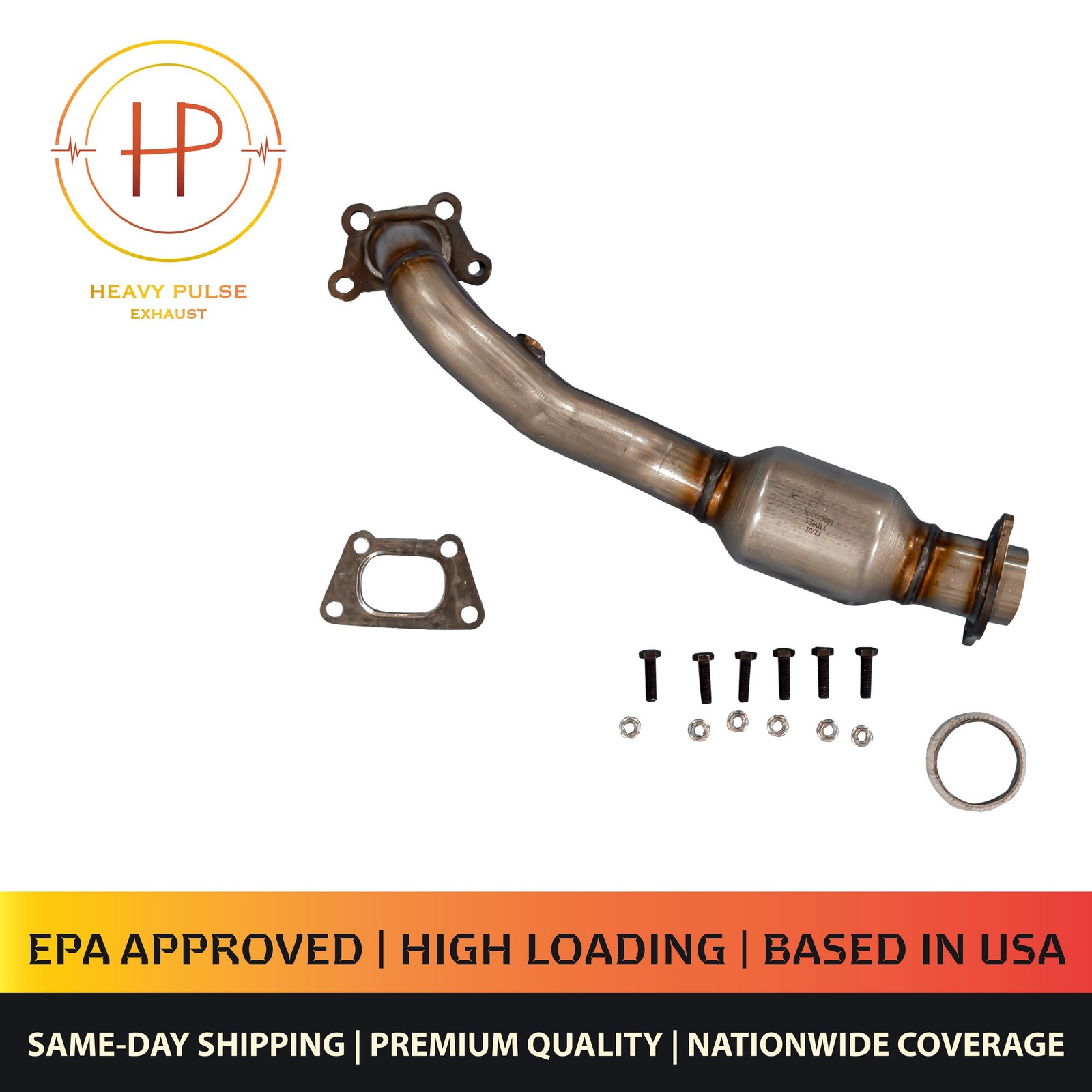 Left Catalytic Converter with Integrated Exhaust Manifold for 2011 Cadillac CTS