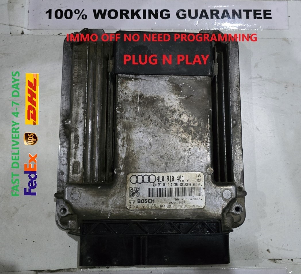 AUDI Q7 3.0TDI V6 CASA ENGINE ECU 4L0910401J 0281015351 EDC17CP04 FAST SHIP🌍 AUDI Q7 3.0TDI V6 CASA ENGINE ECU 4L0910401J 0281015351 EDC17CP04 FAST SHIP🌍