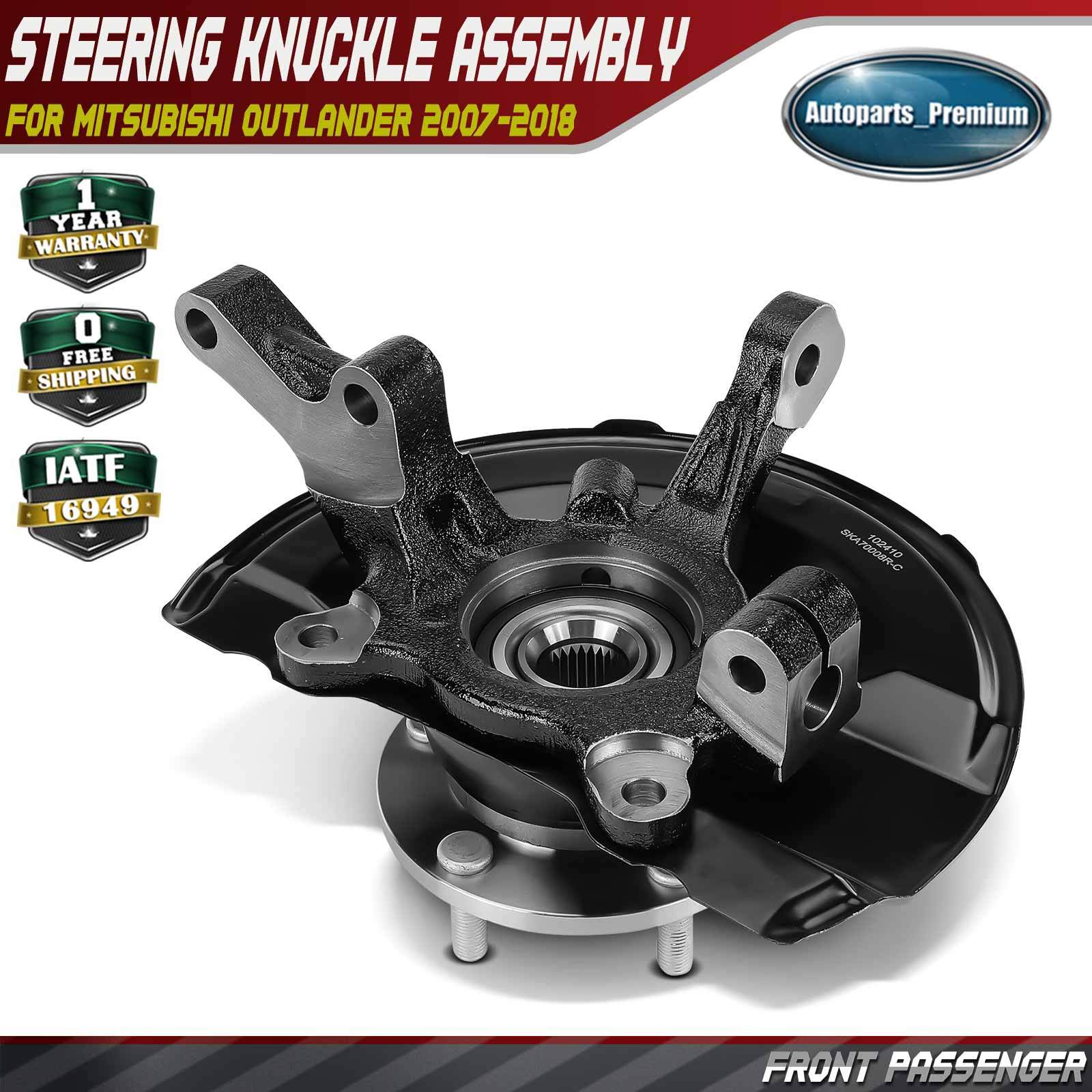 Front Right Steering Knuckle & Hub Bearing Assy for Mitsubishi Outlander 07-18