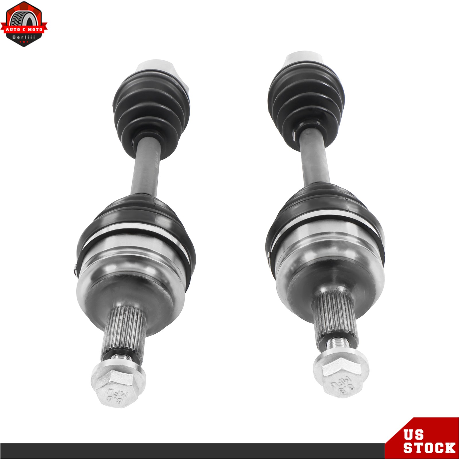 For 15-17 Mercedes-Benz C300 C400 C450 AMG 2× Front Left Right CV Axle Assembly