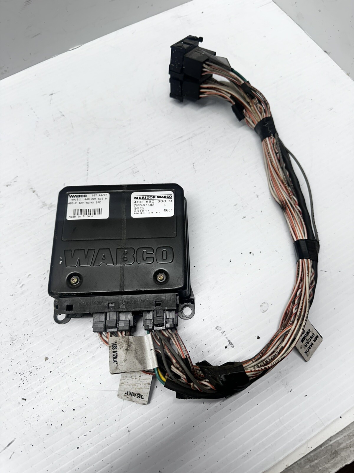 Wabco ABS E 4S 4M 12V Electronic Brake Control 446004619 Mack 400850338 T19