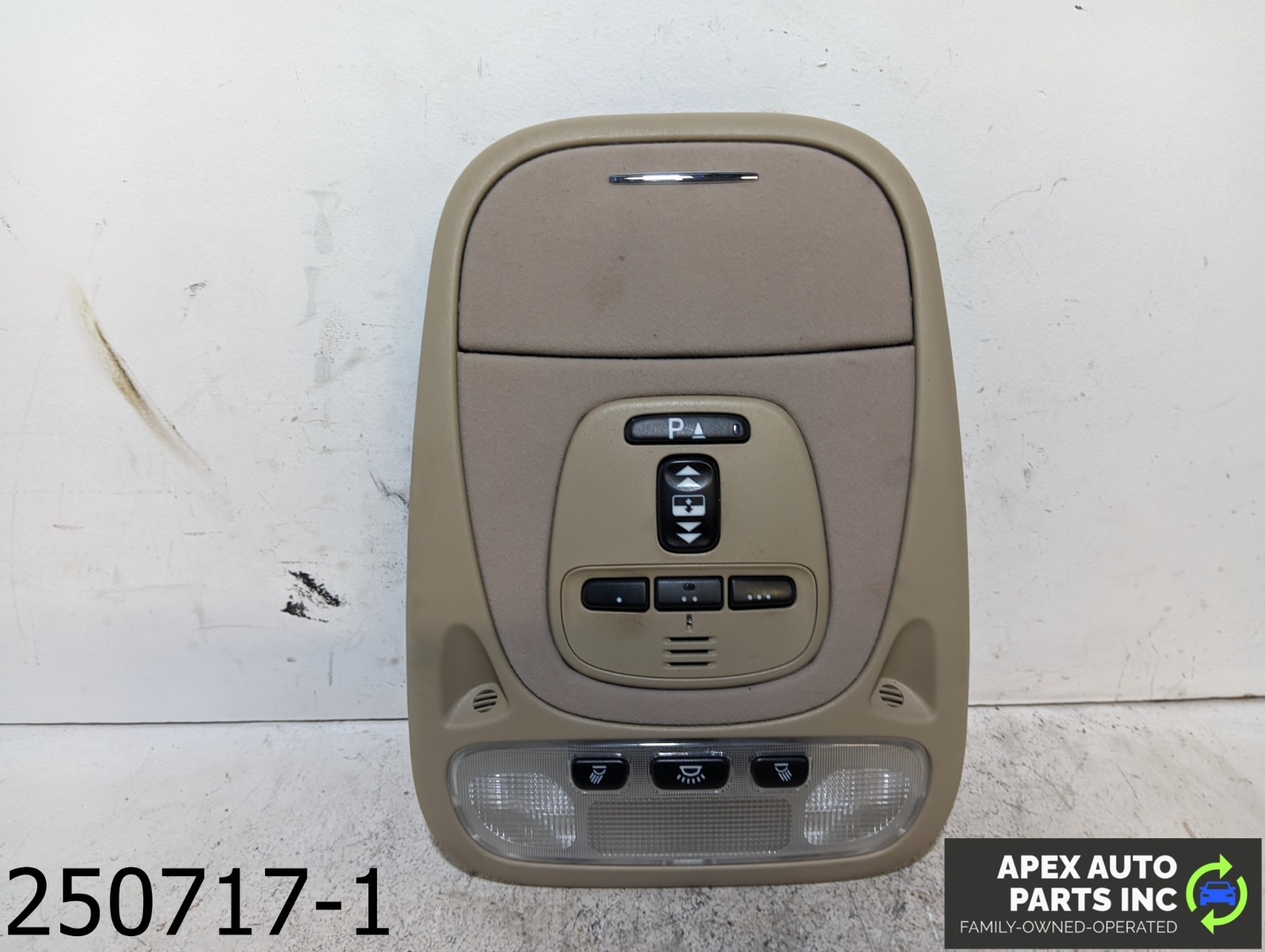 OEM 2004-2007 Jaguar XJ8 4.2L OVERHEAD CONSOLE SUNROOF SHADE SWITCH OEM 2004-2007 Jaguar XJ8 4.2L OVERHEAD CONSOLE SUNROOF SHADE SWITCH