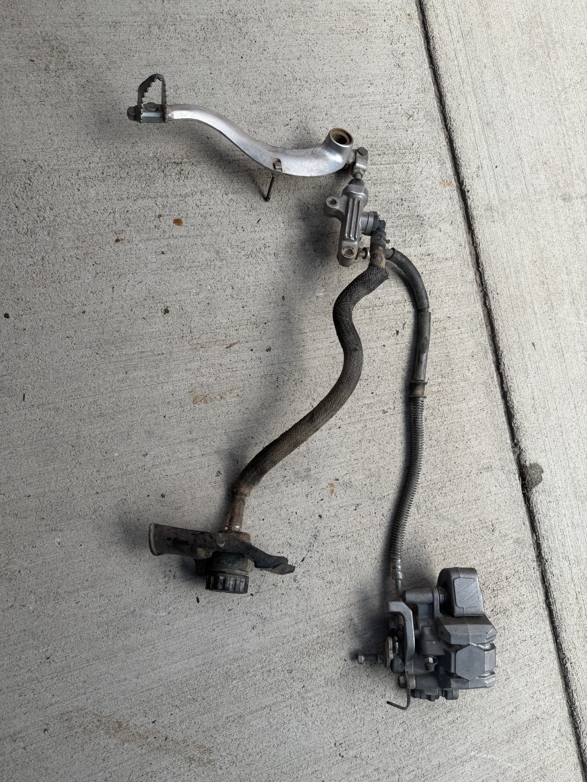 2009 - 2025 Yamaha YFZ450R YFZ 450R Rear Brake System Caliper Master Lever 2009 - 2025 Yamaha YFZ450R YFZ 450R Rear Brake System Caliper Master Lever