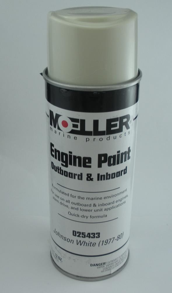 Moeller 025433 Outboard Motor Paint Johnson White 1977-80 Pack of 2