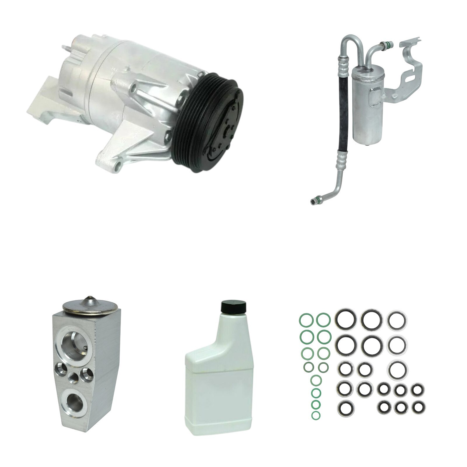 AC Compressor Kit Fits Grand Prix Impala 04-05 Monte Carlo 04-05 OEM CVC KT283-1