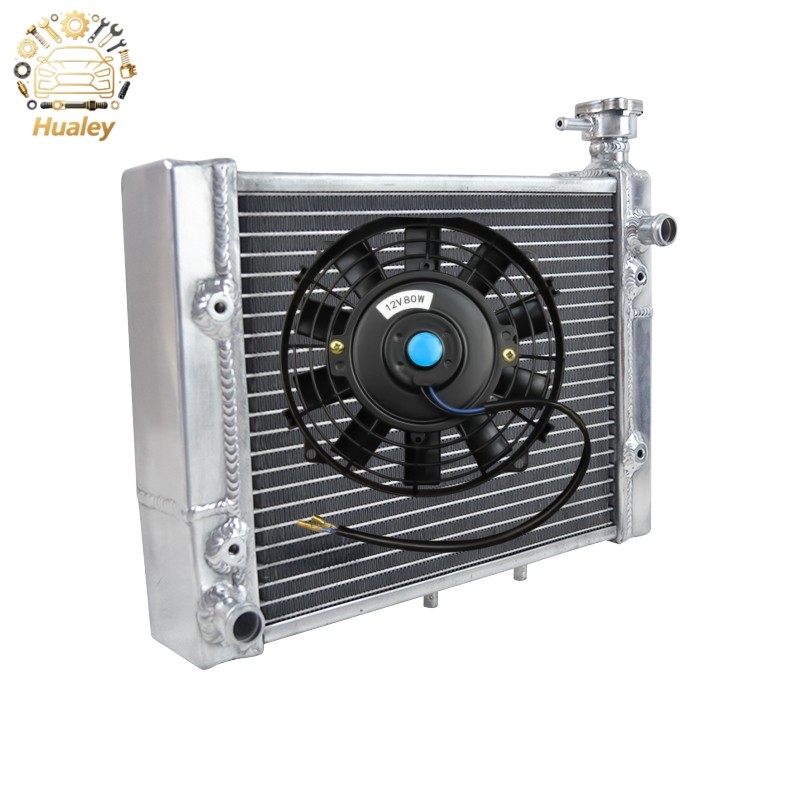 For 2007-2014 08 13 Can-Am Outlander 500/650/800/800R MAX Fan+Aluminum Radiator