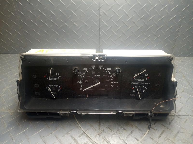 1992-1993 Ford F150 Instrument Cluster MPH w/o Tachometer OEM Working Unit 1992-1993 Ford F150 Instrument Cluster MPH w/o Tachometer OEM Working Unit