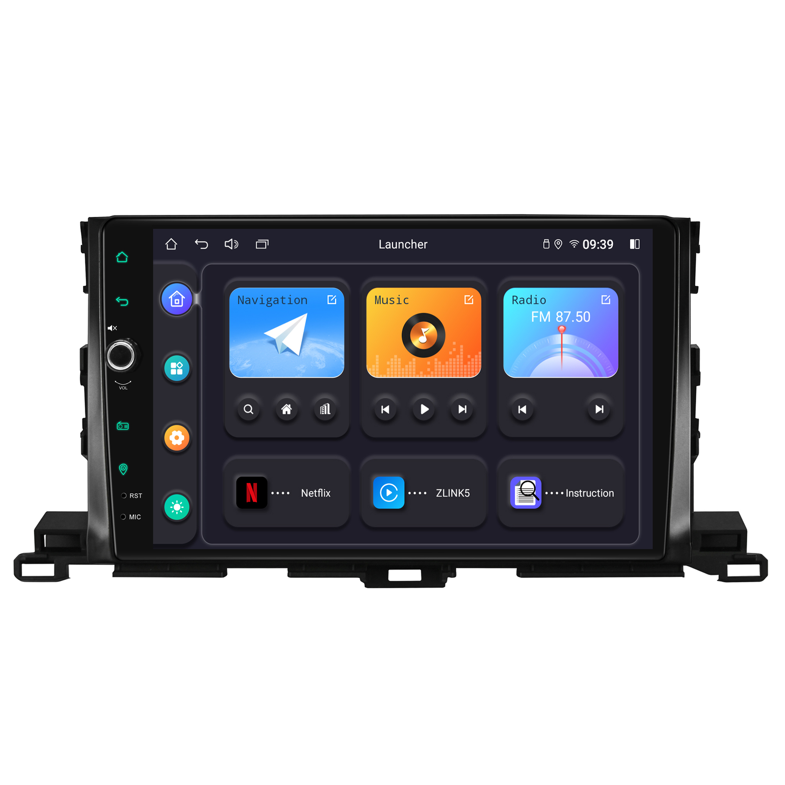 JOYING Plug and Play Android 12 10.1 inch 4+64GB for Toyota Highlander 2014-2019