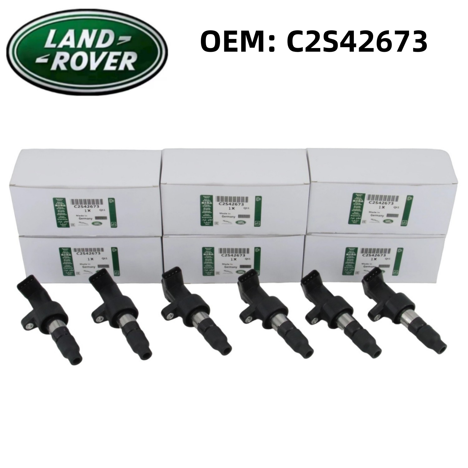 Genuine 6X Ignition Coils For 1999-2010 Jaguar X-Type S-Type 3.0L, 1X43-12029-AB