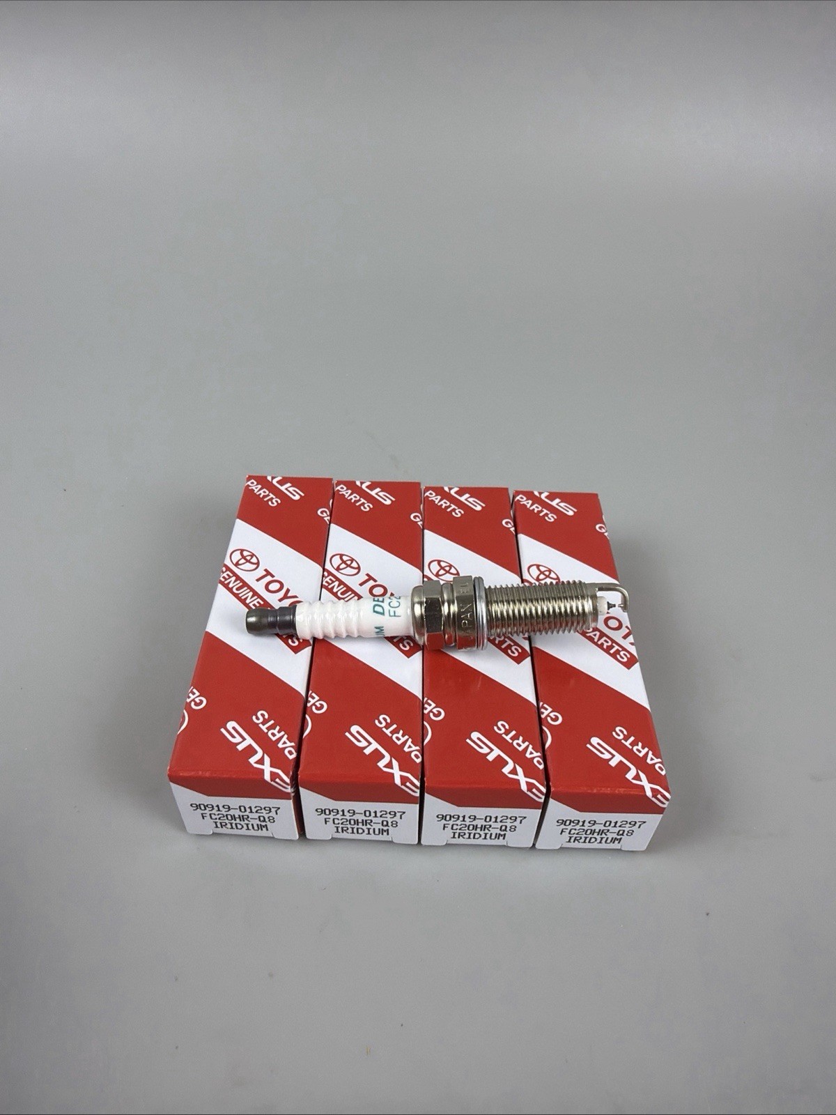 New OEM Genuine Toyota M20A-FKS 2.0L Iridium Spark Plugs Set of 4 90919-01297