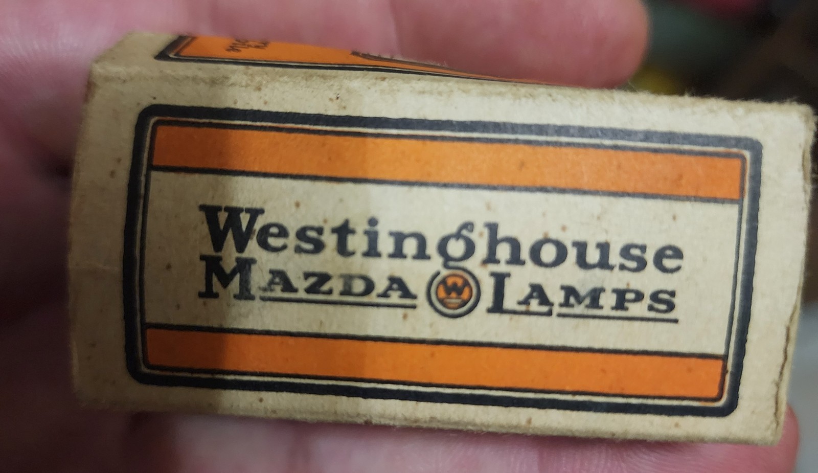 Vintage Westinghouse Mazda No. 10 Automobile Light Bulb w/ Original Box Antique