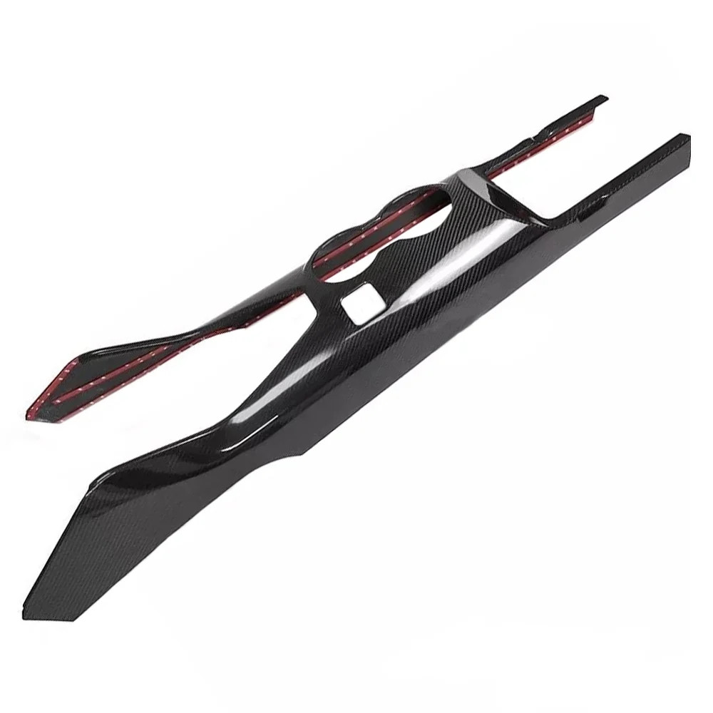 ACCELATEC Real Dry Carbon Fiber Shift Console Trim Mustang 24-26 ACCELATEC Real Dry Carbon Fiber Shift Console Trim Mustang 24-26