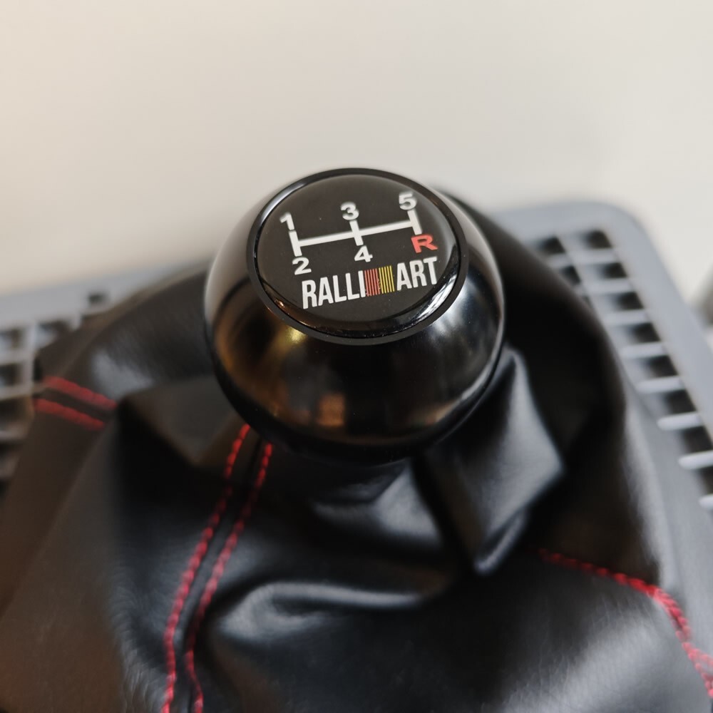 RALLIART 5S black shift gear knob MITSUBISHI LANCER EVO MIRAGE ECLIPSE 3000GT rs RALLIART 5S black shift gear knob MITSUBISHI LANCER EVO MIRAGE ECLIPSE 3000GT rs