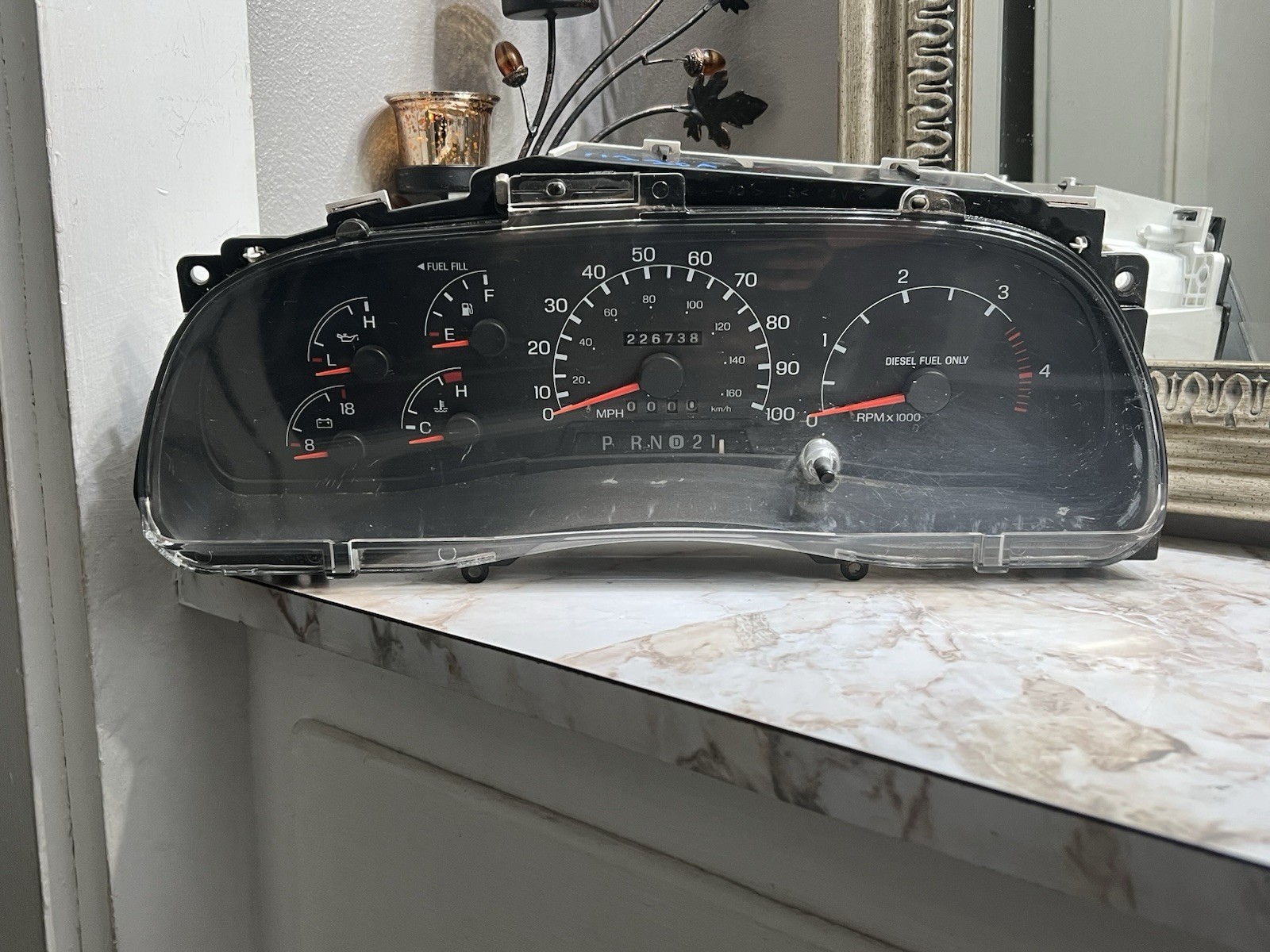1999 - 2001 Ford F250 F350 Speedometer Cluster Gauge Oem F81F-10848-AC
