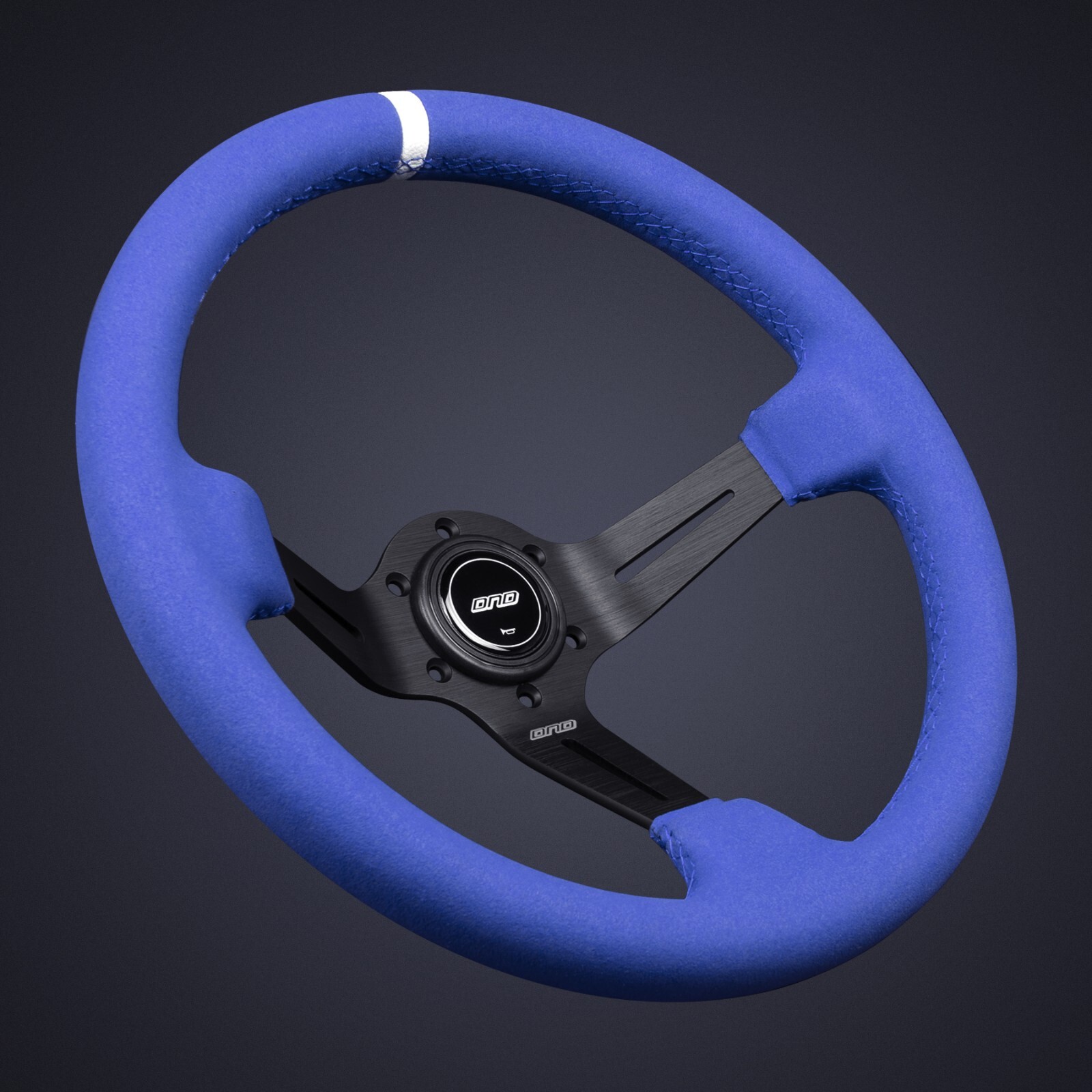 DND Performance Interior Full Color Alcantara Race Wheel 350mm (Blue)