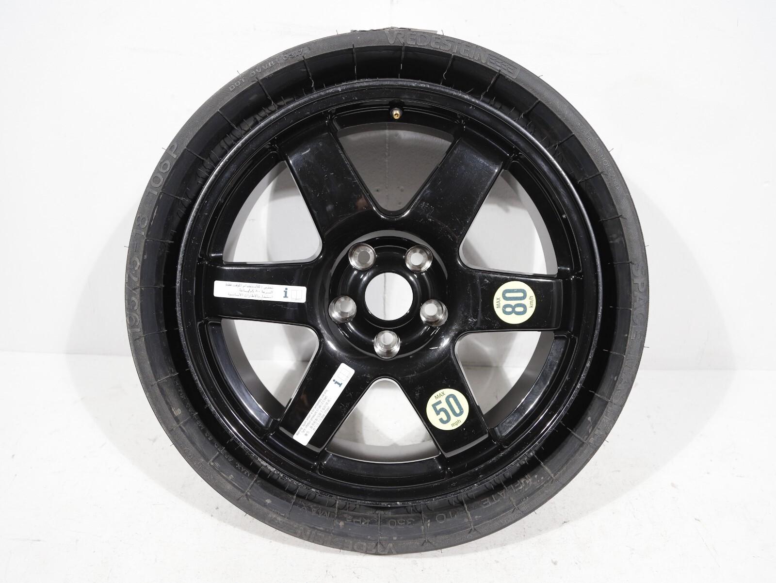 17-20 MASERATI LEVANTE SPARE WHEEL AND TIRE DONUT 8x18 ET5 & 195/75 /18 OEM 69k