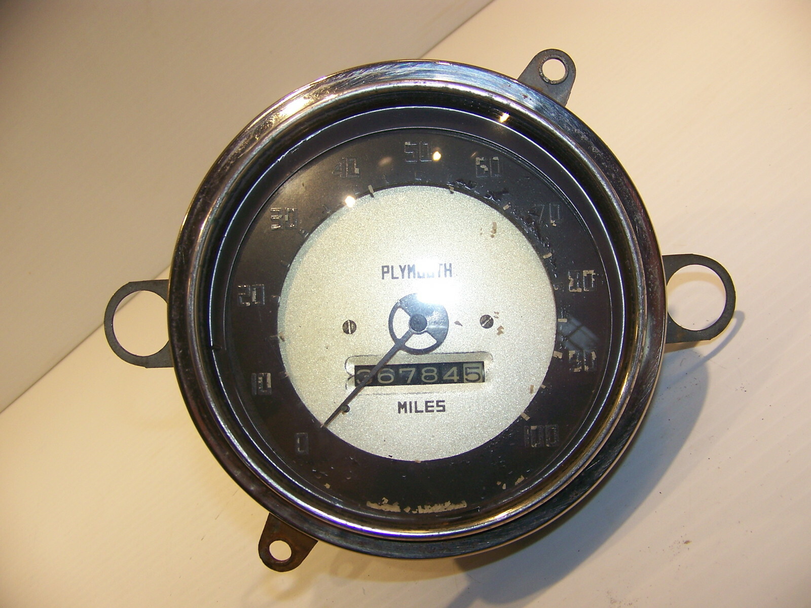 1937 PLYMOUTH COUPE SPEEDOMETER OEM