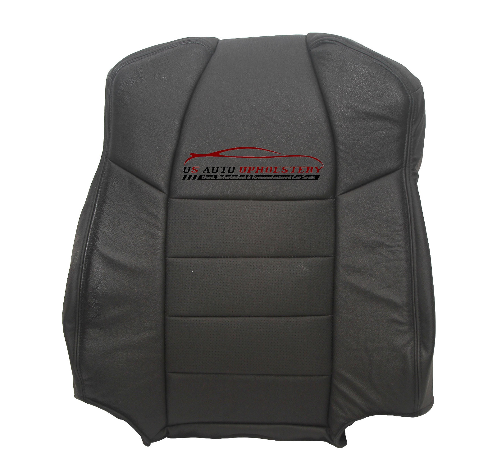 DriverLean Back Leather Seat Cover BLK 02-03 Compatible with Ford F350 Lariat