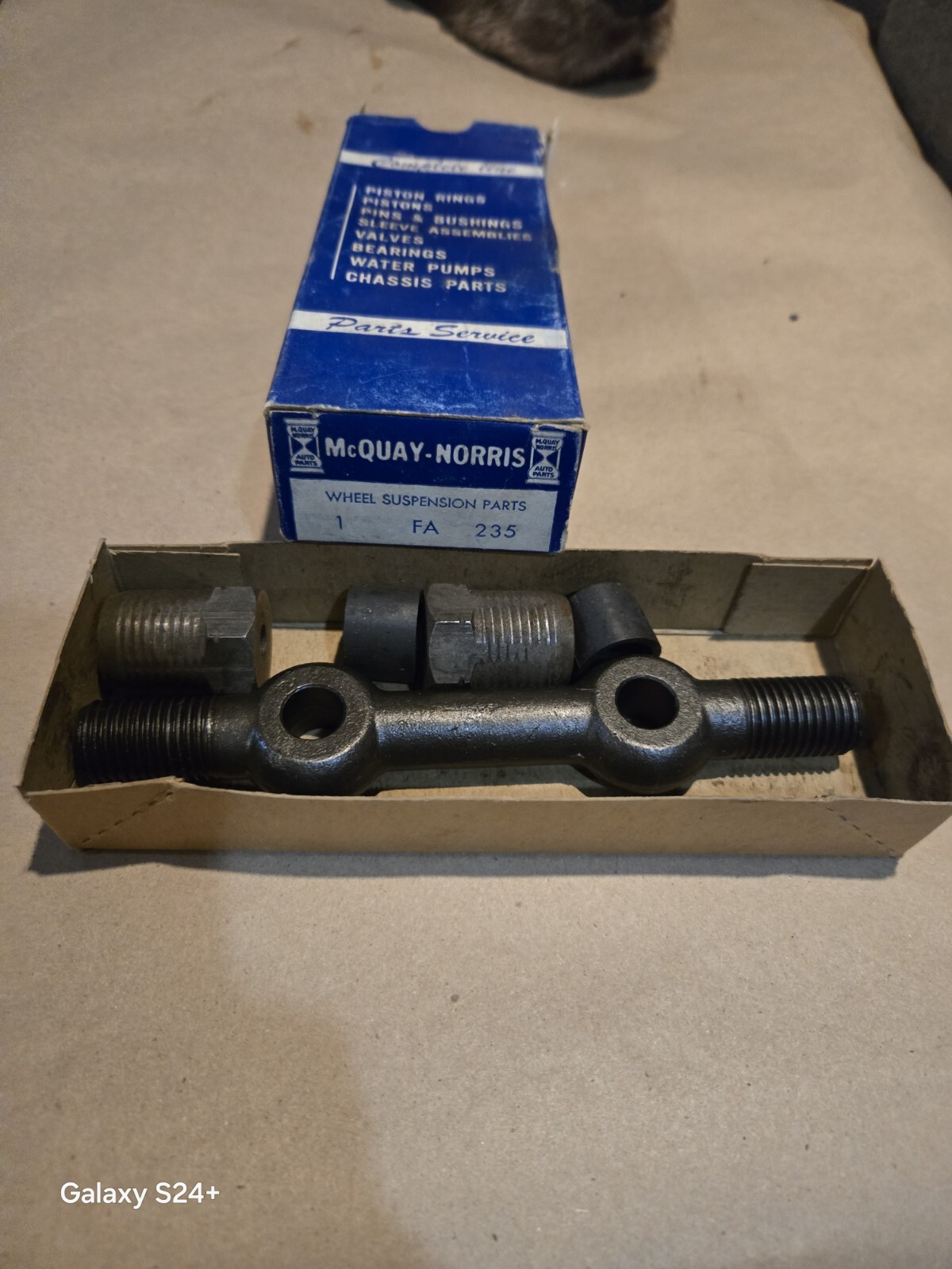 McQuay-Norris F235 Control Arm Shaft Kt 1955 1956 1957 1958 1959 1960 Oldsmobile McQuay-Norris F235 Control Arm Shaft Kt 1955 1956 1957 1958 1959 1960 Oldsmobile