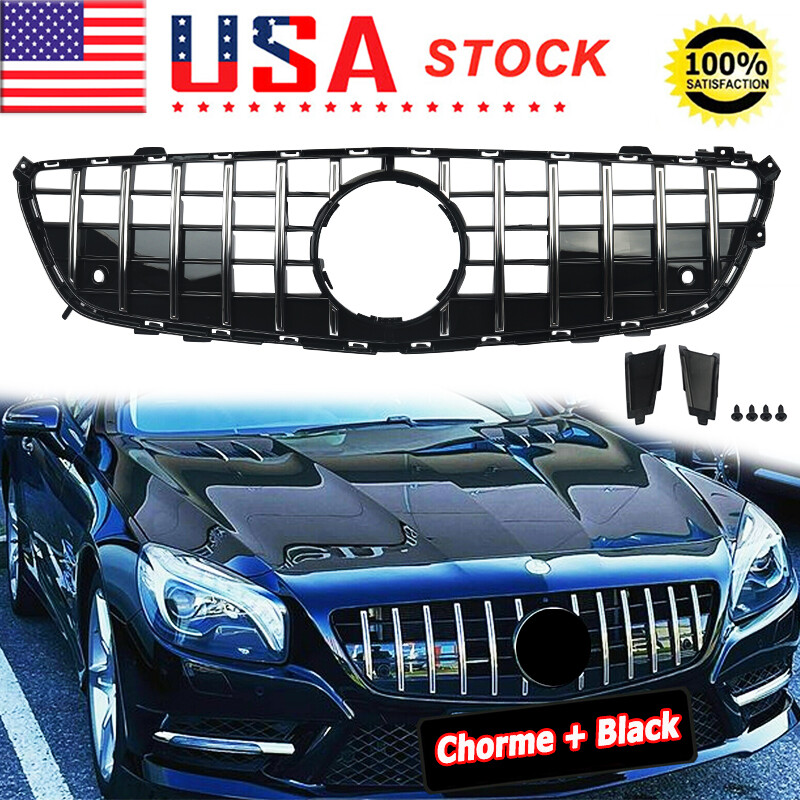 GTR Style FRONT BUMPER GRILLE FOR MERCEDES R231 SL CLASS 2012-2016 Pre-Facelift
