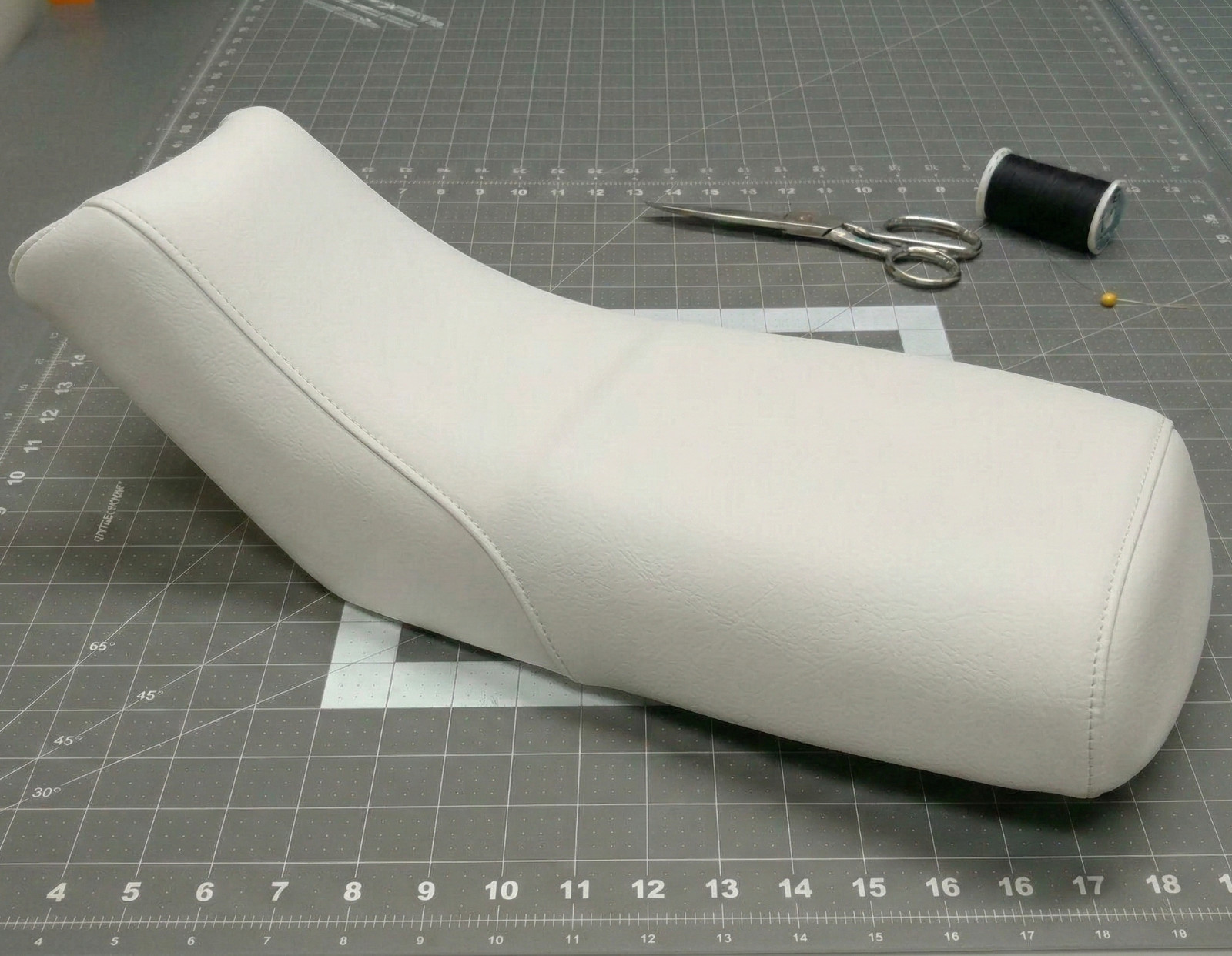 Honda TRX 300EX Seat Cover For 1993 To 2007 Models White  Vinyl Seat Cover