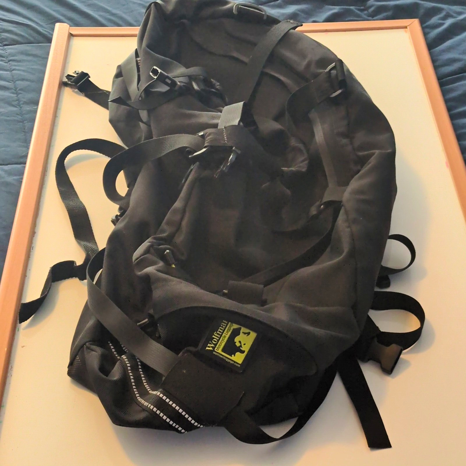 Wolfman Luggage Bag Motorcycle w/ Straps Black USAMade Biker Gear OFFERS WELCOME Wolfman Luggage Bag Motorcycle w/ Straps Black USAMade Biker Gear OFFERS WELCOME