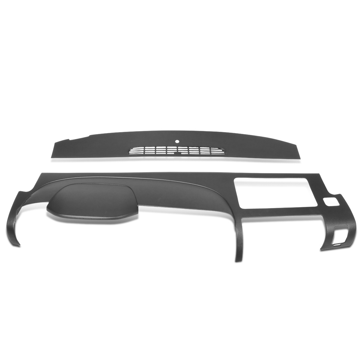 Fit 07-13 Silverado LS LT WT Sierra SL SLE Dash Board Pad Cap Cover Overlay 2Pcs